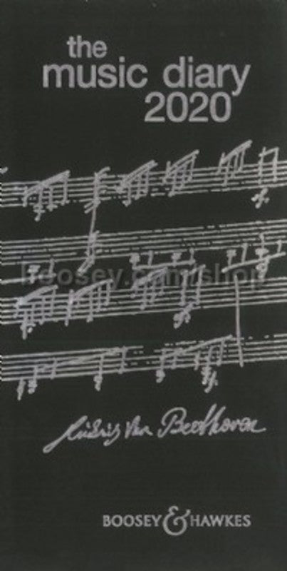 The Music Diary 2020 - Black