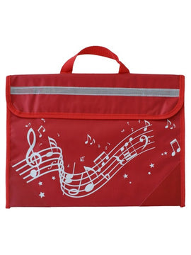 Musicwear - Wavy Stave Music Bag - Red