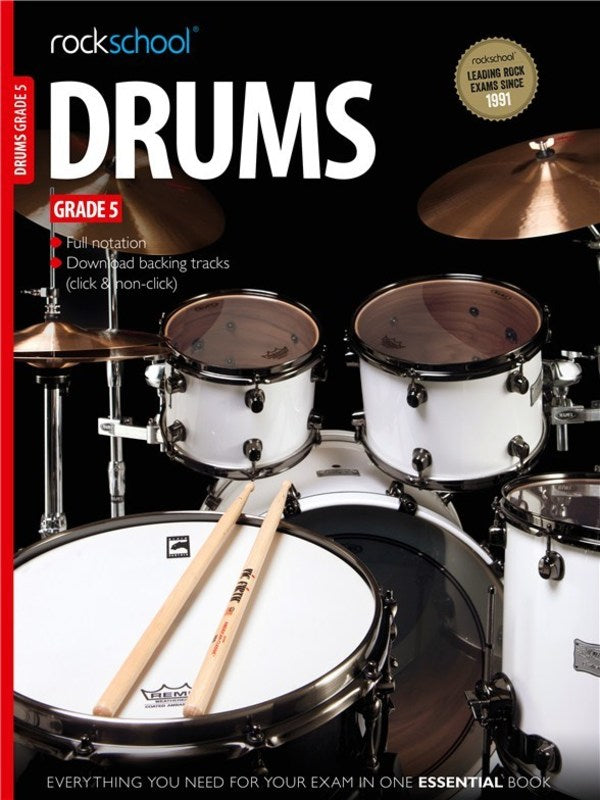 ROCKSCHOOL DRUMS GRADE 5 2012-2018