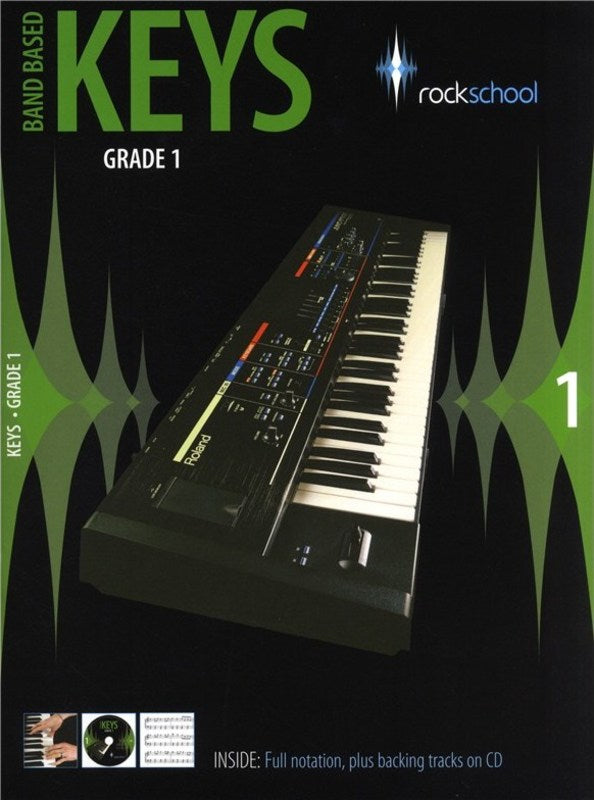 ROCKSCHOOL BAND BASED KEYS GRADE 1 BK/CD