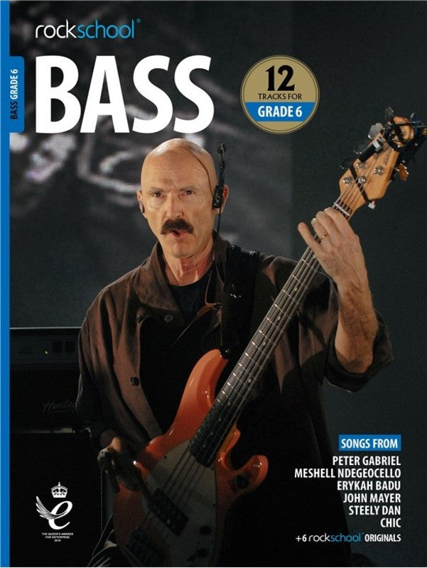ROCKSCHOOL BASS GRADE 6 2018-2024 BK/OLA