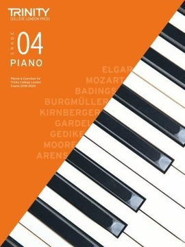 TRINITY COLLEGE PIANO PIECES & EXERCISES GR 4 2018-2020