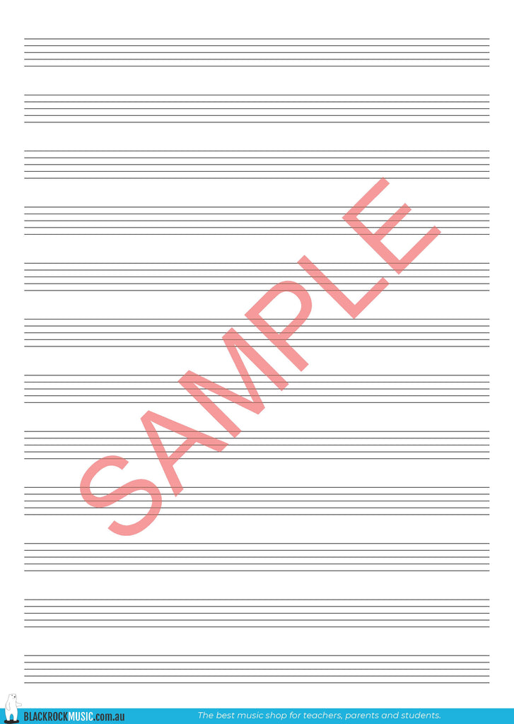 12-Stave Manuscript Free Digital Download