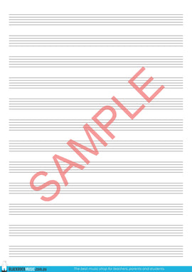 12-Stave Manuscript Free Digital Download