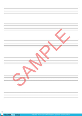 6-Stave Manuscript Free Digital Download