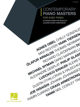 Contemporary Piano Masters for Easy Piano -  2nd Edition
