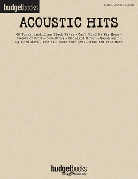 BUDGET BOOKS ACOUSTIC HITS PVG