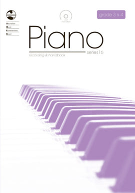 PIANO GRADE 3 TO 4 SERIES 16 CD/HANDBOOK AMEB