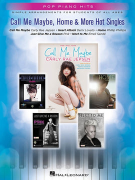 CALL ME MAYBE HOME & MORE HOT SINGLES POP PIANO