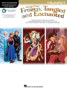SONGS FROM FROZEN TANGLED & ENCHANTED TRUMPET OL