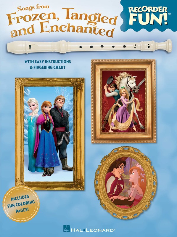 SONGS FROM FROZEN TANGLED & ENCHANTED RECORDER
