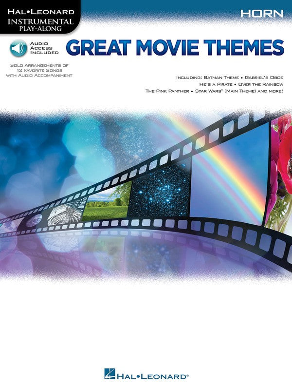 GREAT MOVIE THEMES HORN BK/OLA