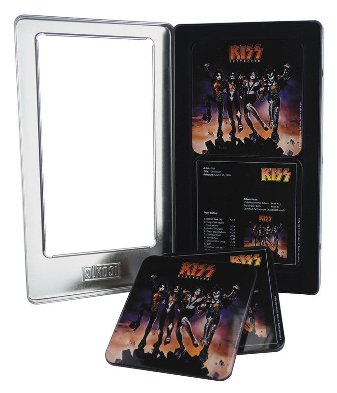 Kiss: Destroyer - 6-Piece Tin Coaster Set