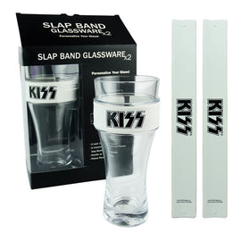 Kiss - Glassware/Slap Bands 2-Pack