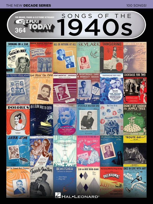 EZ PLAY 364 SONGS OF 1940S NEW DECADE SERIES