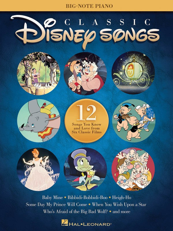 CLASSIC DISNEY SONGS BIG NOTE PIANO