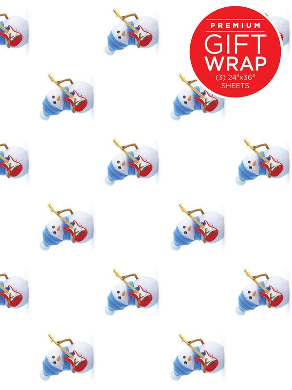 Gift Wrap Paper - Christmas Snowman Theme