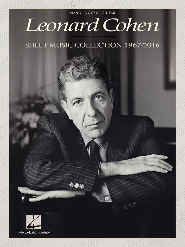 LEONARD COHEN - SHEET MUSIC COLLECTION 1967-2016 PVG