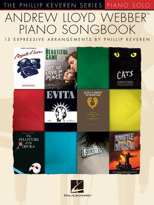 ANDREW LLOYD WEBBER PIANO SONGBOOK KEVEREN SERIES