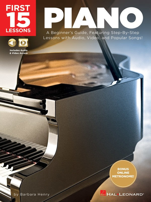 FIRST 15 LESSONS PIANO BK/OLM