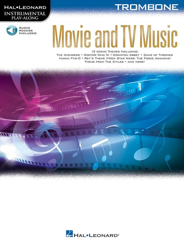 MOVIE AND TV MUSIC FOR TROMBONE BK/OLA