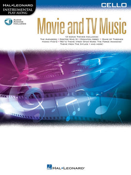 MOVIE AND TV MUSIC FOR CELLO BK/OLA