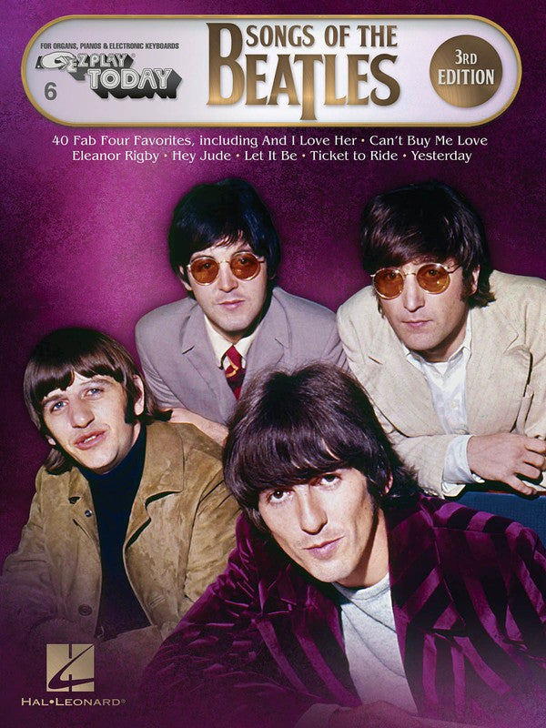 SONGS OF THE BEATLES 3RD EDITION EZ PLAY 6