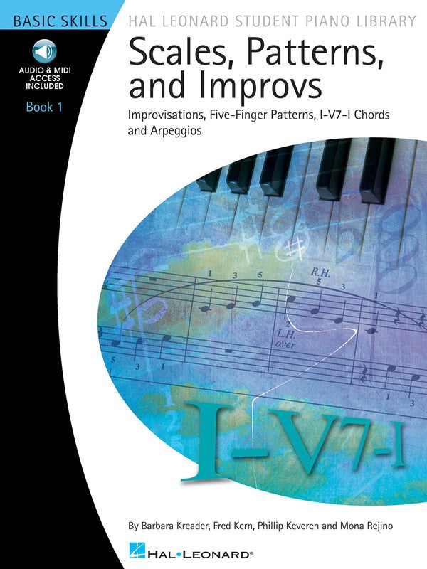 HLSPL SCALES PATTERNS AND IMPROVS BK 1 BK/CD