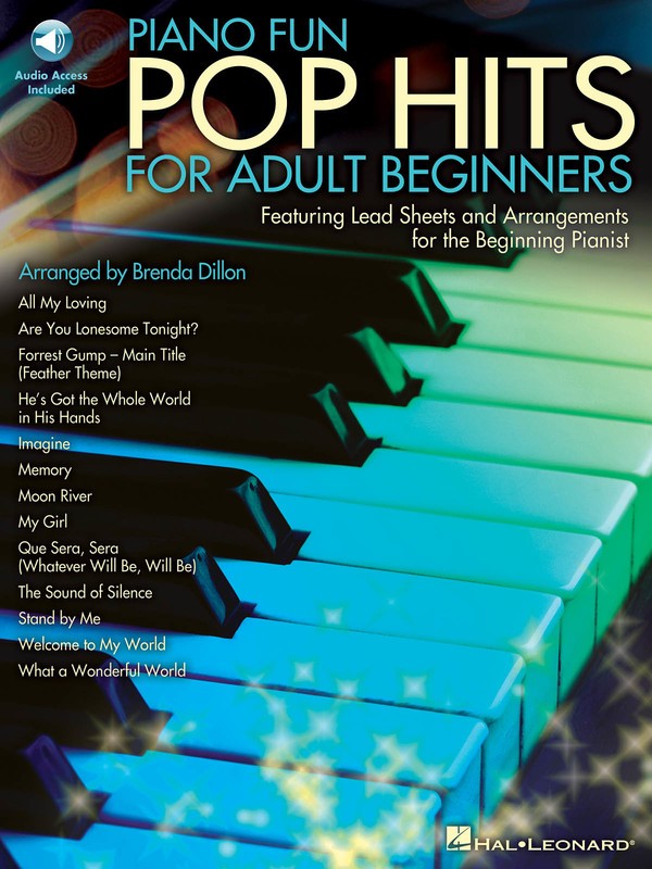 PIANO FUN POP HITS FOR ADULT BEGINNERS BK/CD