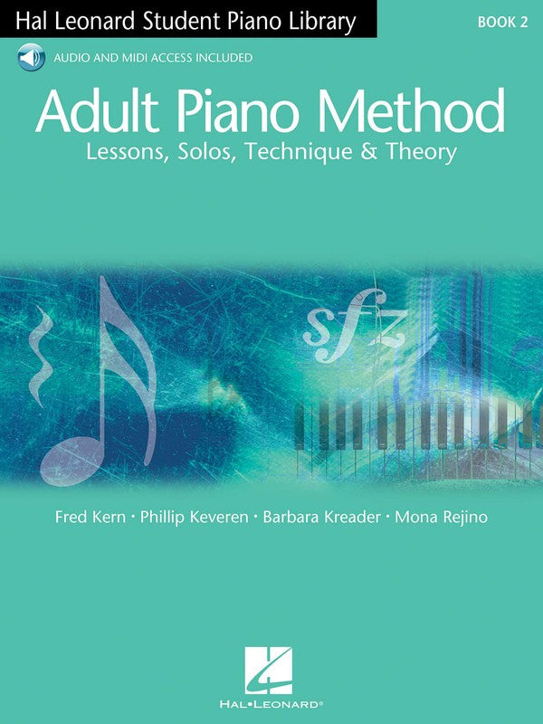 HLSPL ADULT PIANO METHOD BK 2 BK/OLA