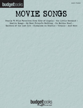 BUDGET BOOKS MOVIE SONGS EASY PIANO