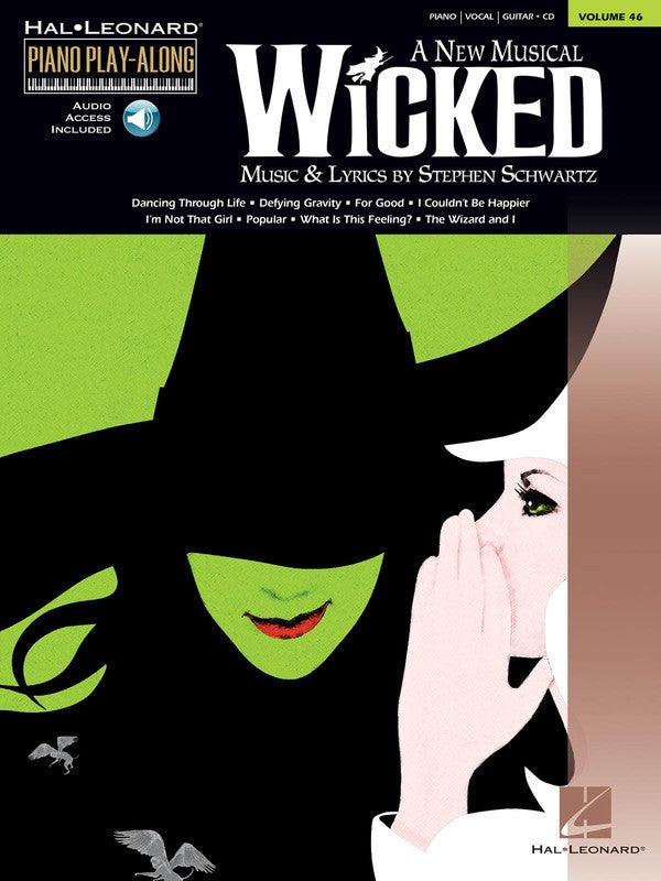 WICKED PIANO PLAY ALONG BK/CD V46