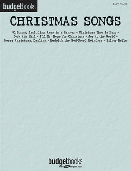 BUDGET BOOKS CHRISTMAS SONGS EASY PIANO
