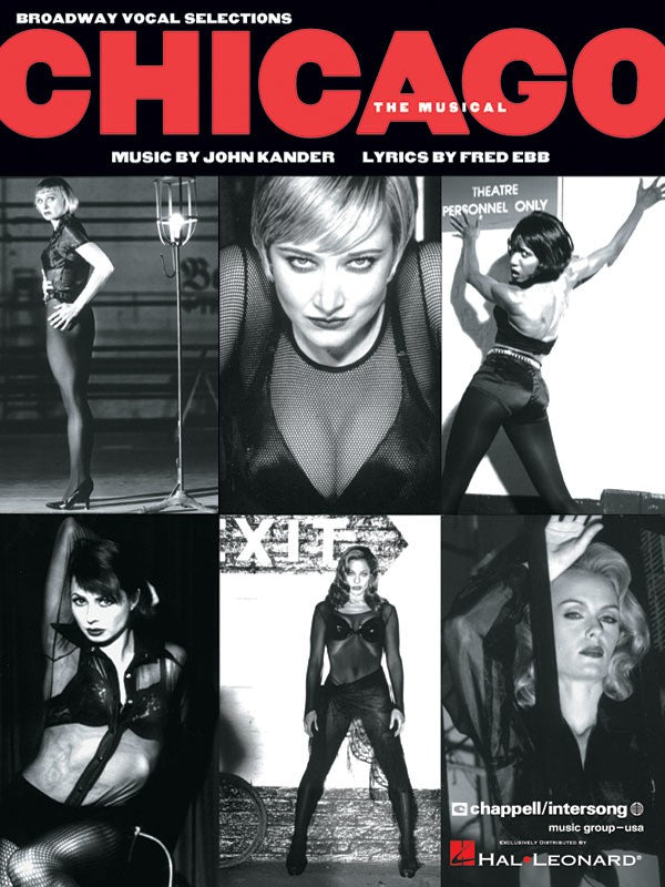 CHICAGO THE MUSICAL BROADWAY VOCAL SELECTIONS