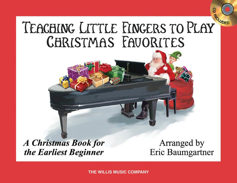 TEACHING LITTLE FINGERS CHRISTMAS FAVORITES BK/CD