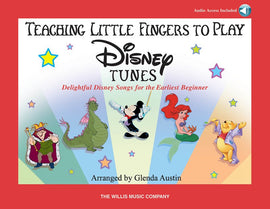 TEACHING LITTLE FINGERS TO PLAY DISNEY TUNES BK/CD