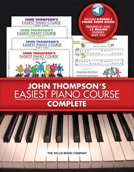 EASIEST PIANO COURSE - COMPLETE BKS 1-4 (US EDITION)
