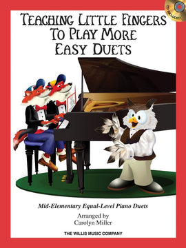 TEACHING LITTLE FINGERS TO PLAY MORE EASY DUETS BK/CD