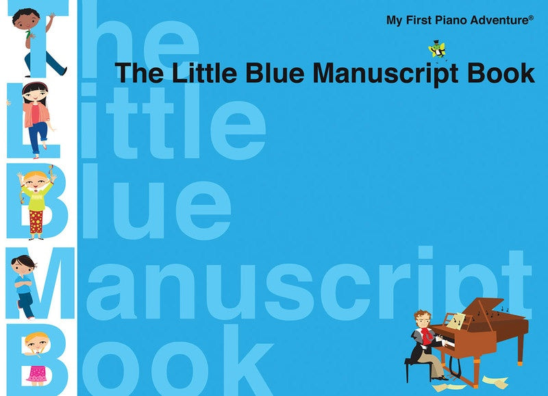 PIANO ADVENTURES LITTLE BLUE MANUSCRIPT BOOK 4 STAVE 38PP