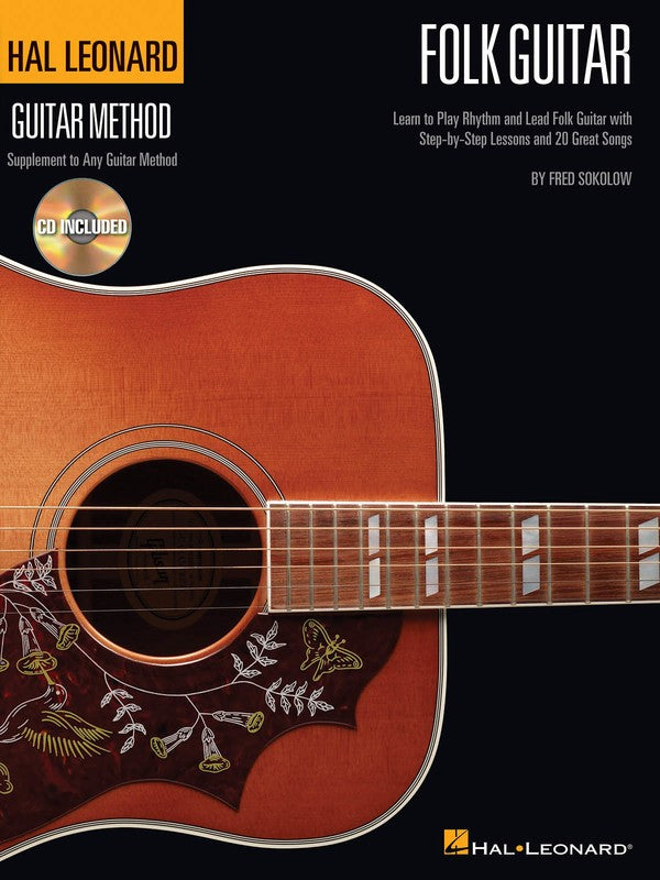 HL FOLK GUITAR METHOD BK/CD