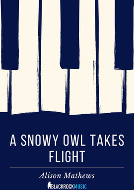 A Snowy Owl Takes Flight
