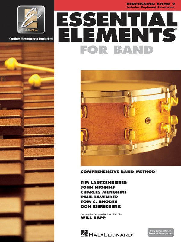 ESSENTIAL ELEMENTS FOR BAND BK2 PERC EEI