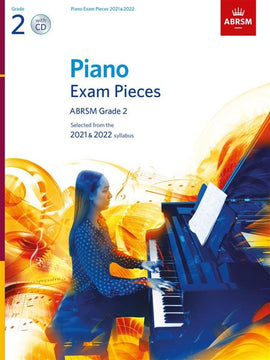 ABRSM PIANO EXAM PIECES 2021-2022 GR 2 BK/CD