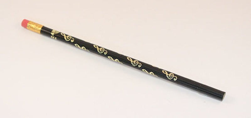 Pencil G Clef Black & Gold