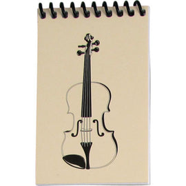 Mini Spiral Notebook - Violin