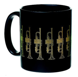 Mug Trumpet Black And Gold
