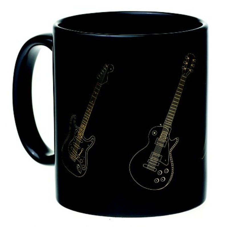 Mug Guitars Black And Gold