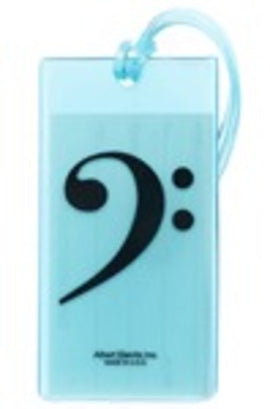 Id Tag Soft Rubber Bass Clef