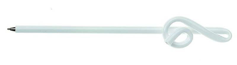 Bent Pen G Clef Junior Pocket Size White