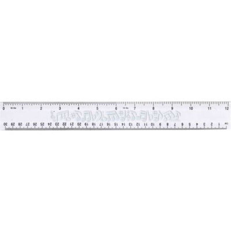 Flexible Ruler 12" Clear